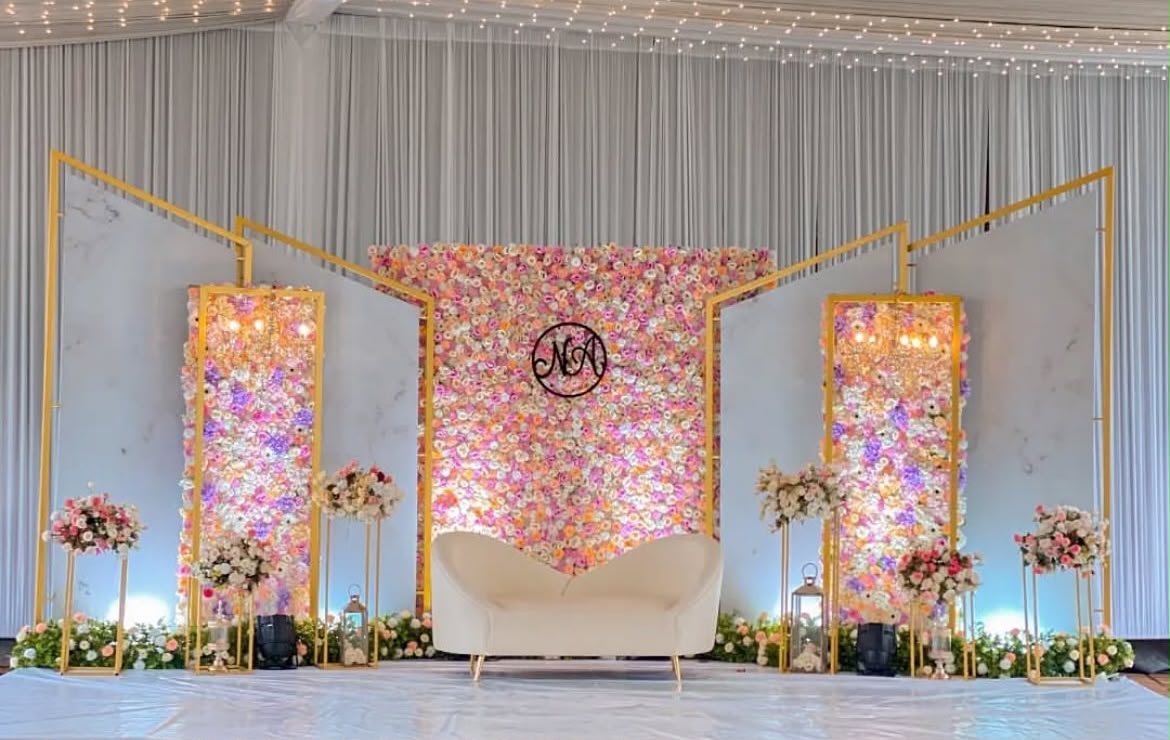 Elegant wedding mandap decoration by Sai Events