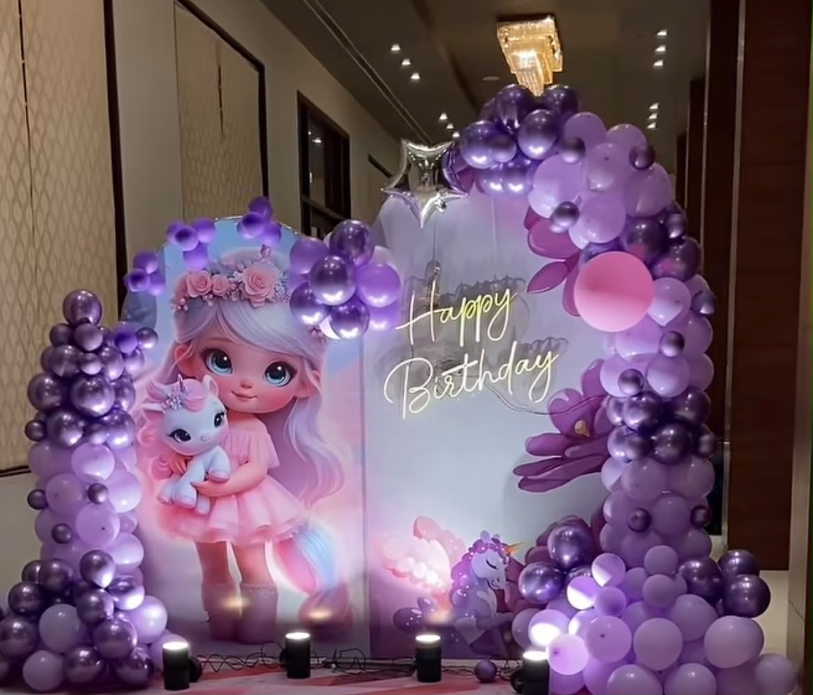 Birthday party decoration