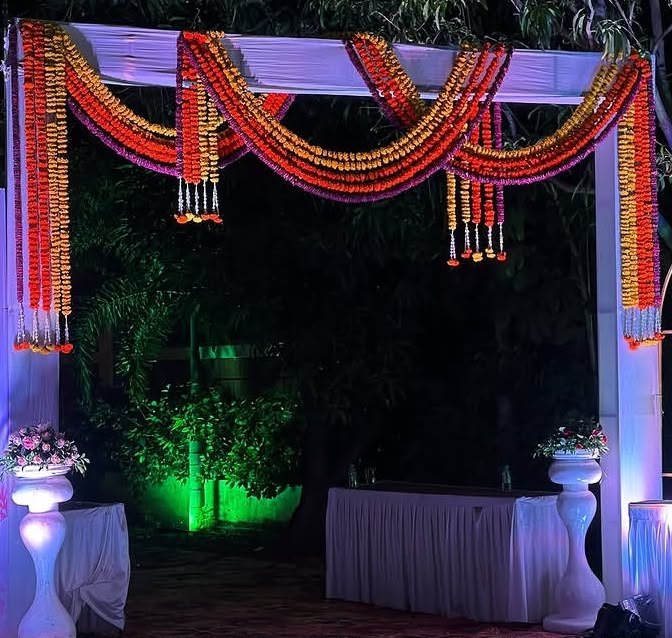 Engagement and reception decoration